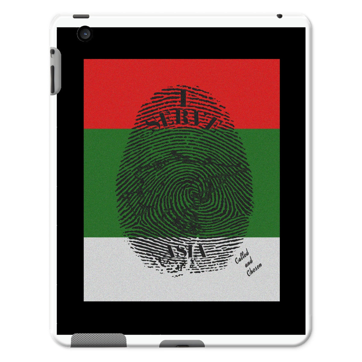 I Serve Asia Fingerprint iPad Case