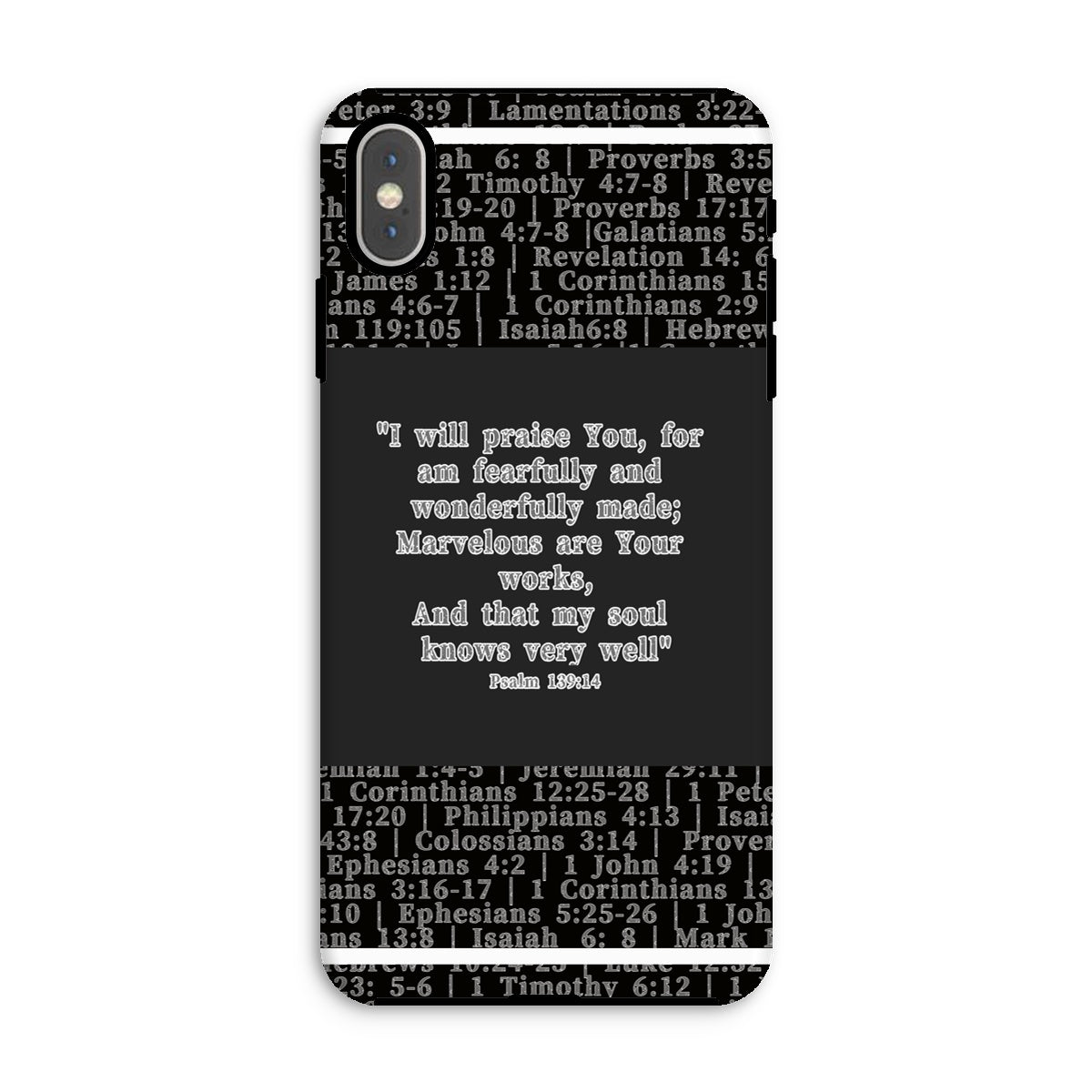Psalm 139:14 Verse Tough Phone Case