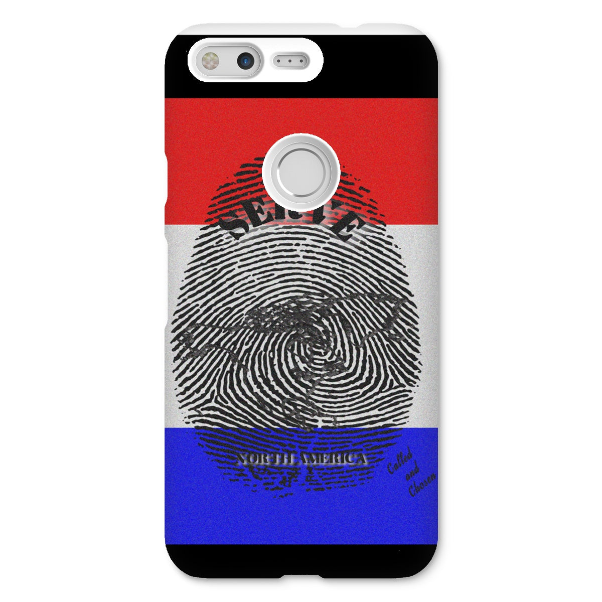 I Serve North America Fingerprint Snap Phone Case