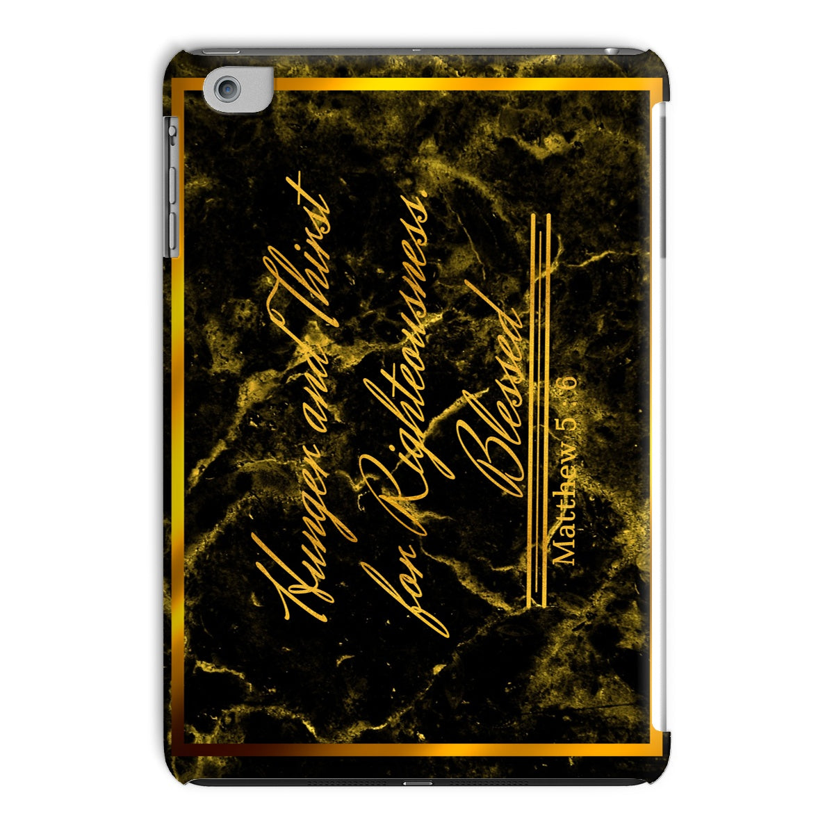 Hunger and Thirst for Righteousness || Matthew 5:6 iPad Case