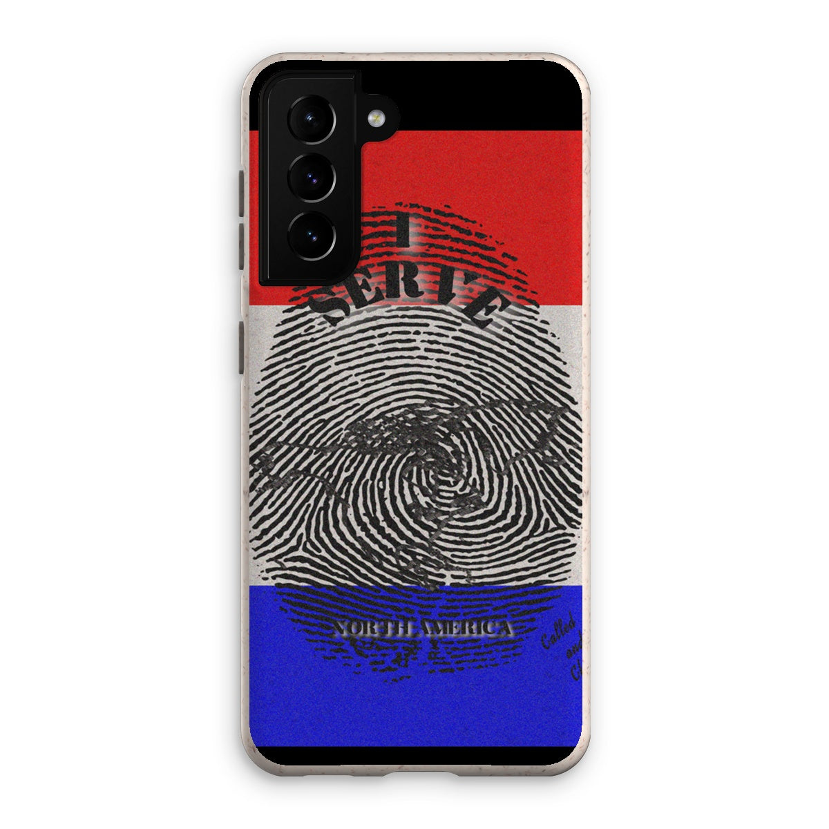 I Serve North America Fingerprint Eco Phone Case
