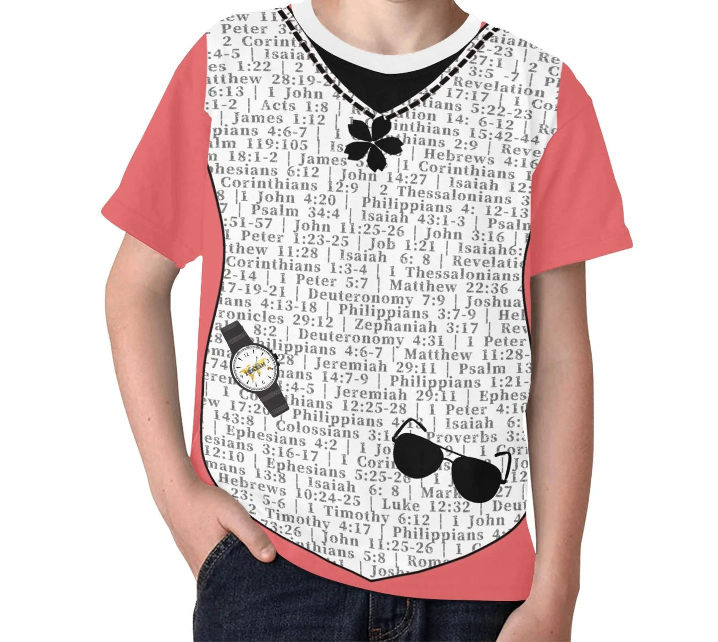 Youth Girl Isaiah 6:8 Covered T-Shirt