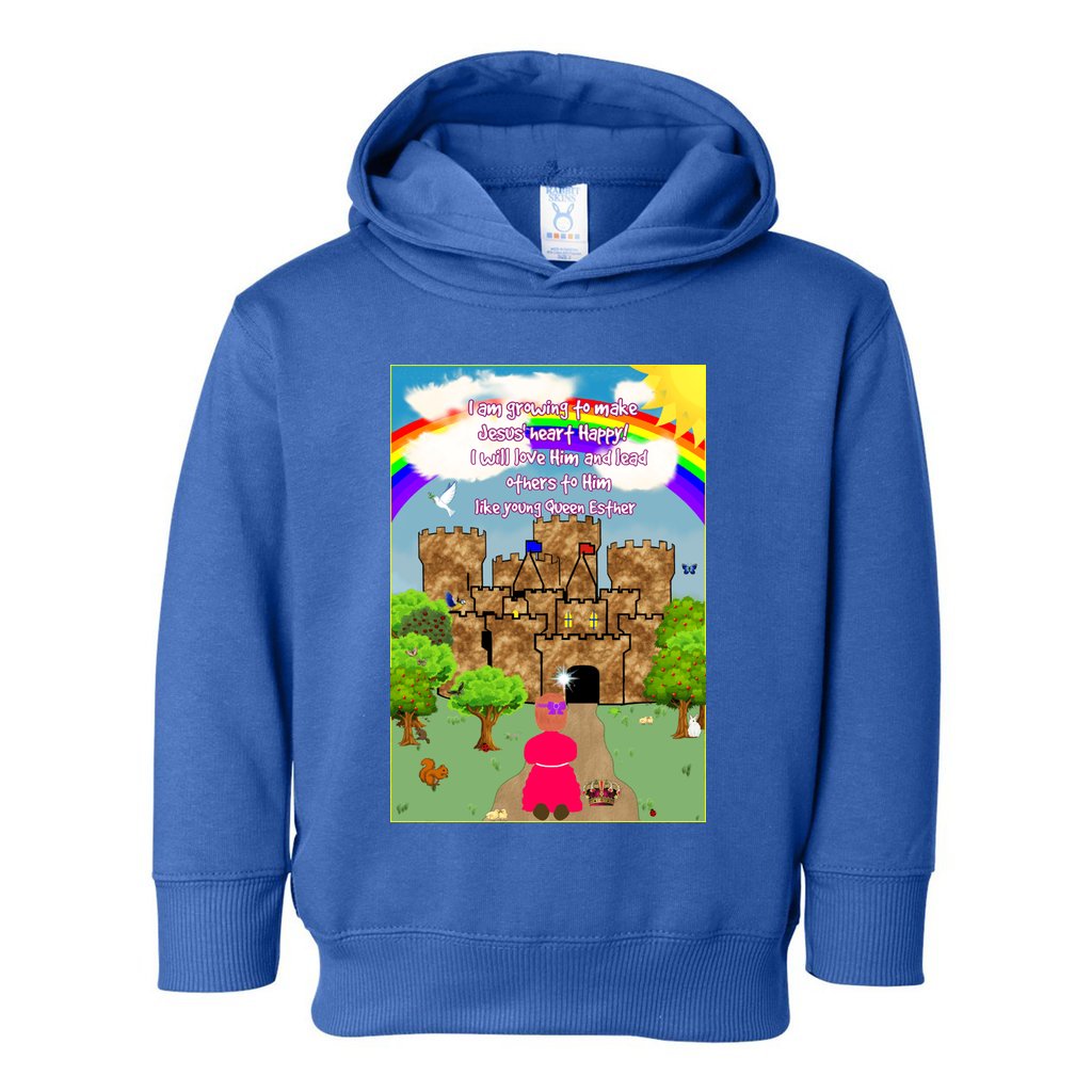 Making Jesus Merry Like Queen Esther Girl's Toddler Hoodie