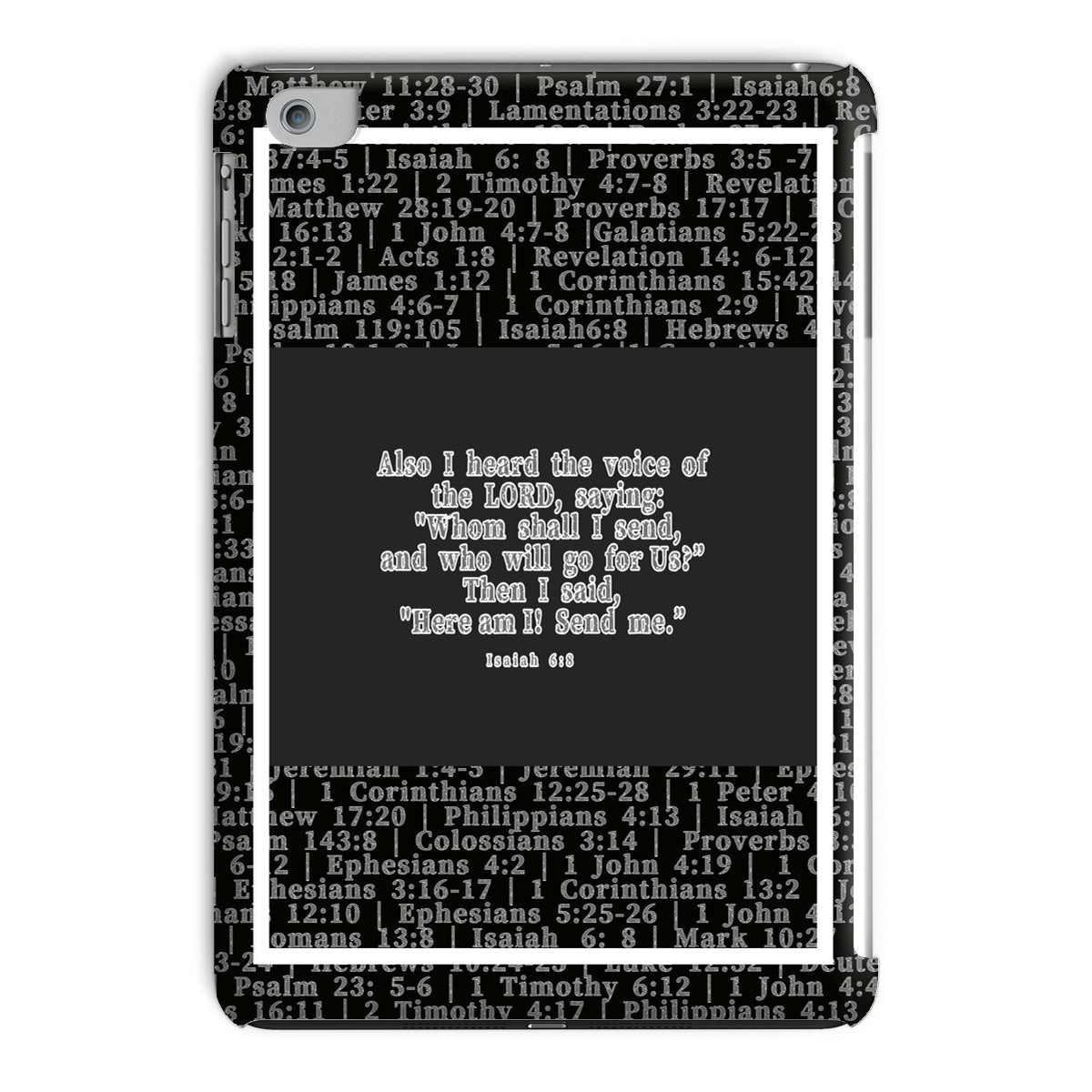 Isaiah 6:8 Verse iPad Case