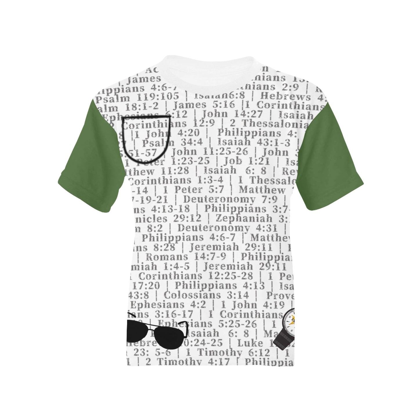 Youth Boy Psalm 46:10 Covered T-Shirt