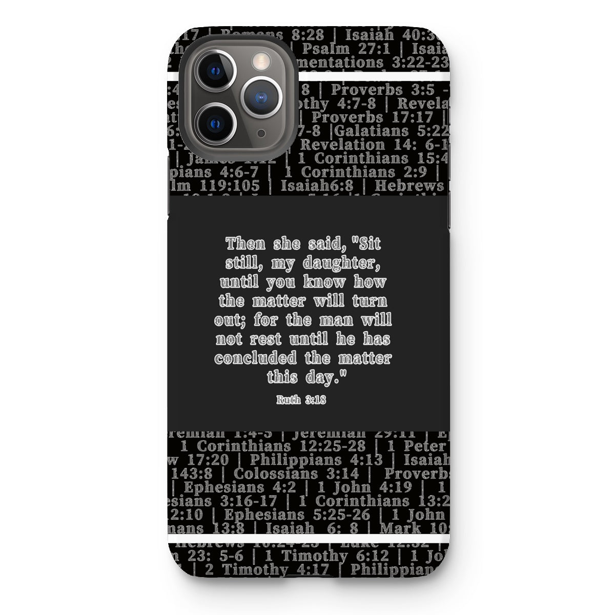 Ruth 3:18 Verse Tough Phone Case
