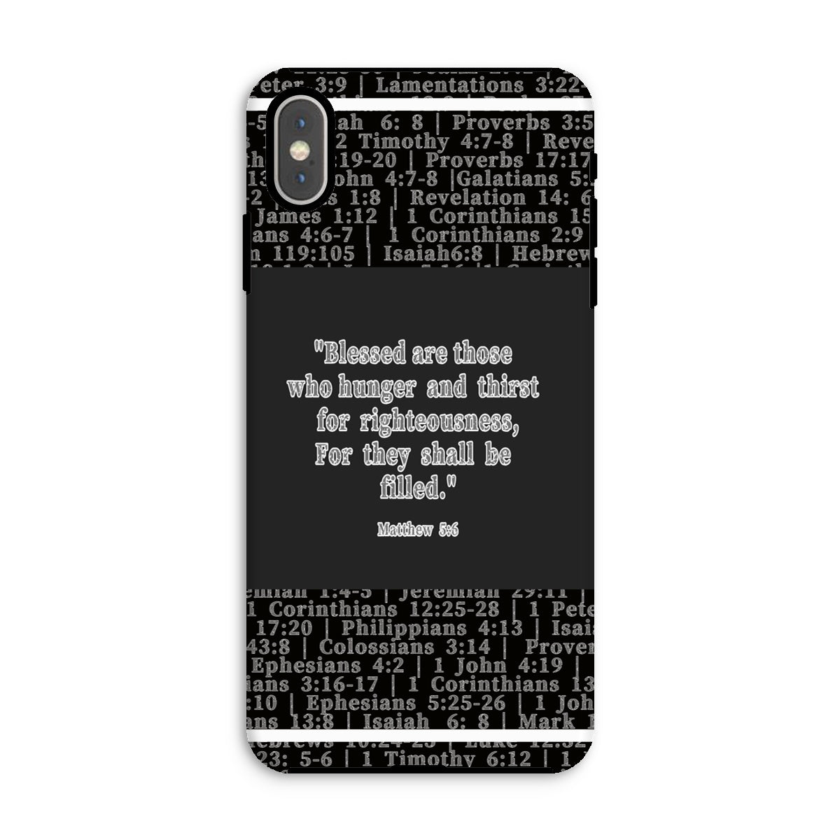 Matthew 5:6 Verse Tough Phone Case