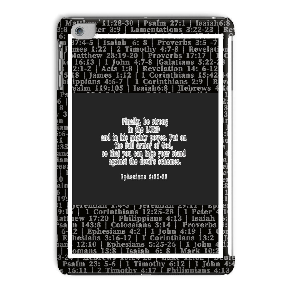 Ephesians 6:10-11 Verse iPad Case