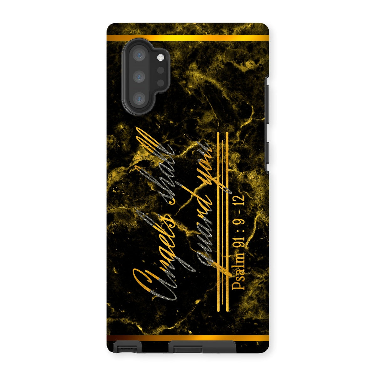 Angels Shall Guard You || Psalm 91:9-12 Tough Phone Case
