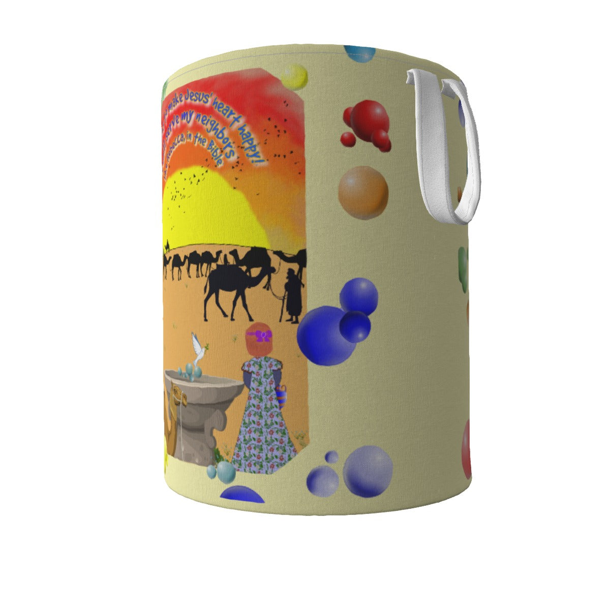 Making Jesus Merry Like Rebecca Laundry Basket