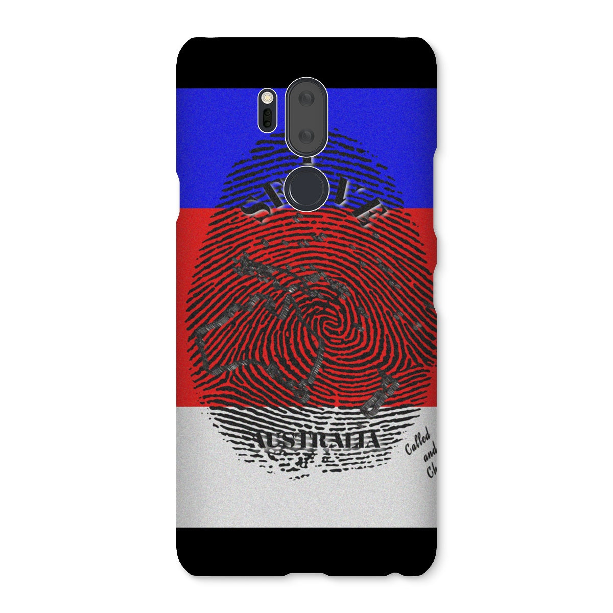 I Serve Australia Fingerprint Snap Phone Case