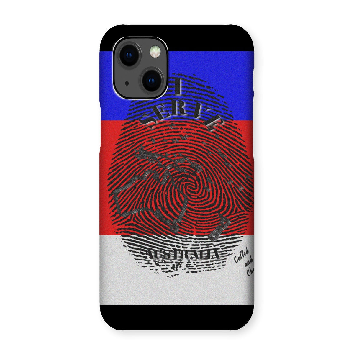 I Serve Australia Fingerprint Snap Phone Case