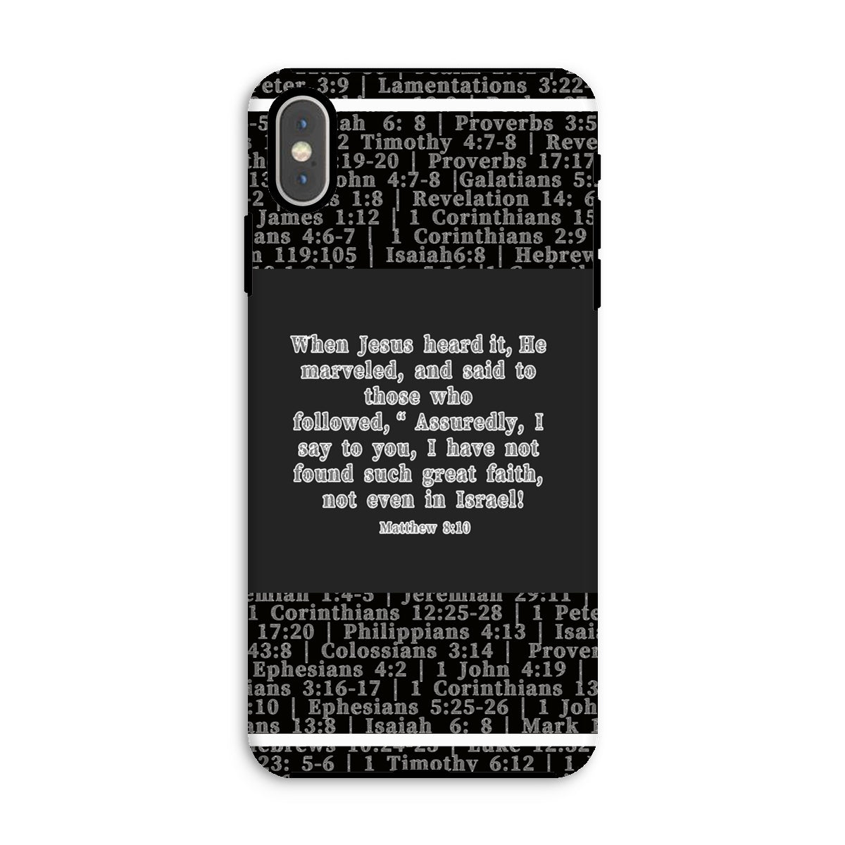 Matthew 8:10 Verse Tough Phone Case