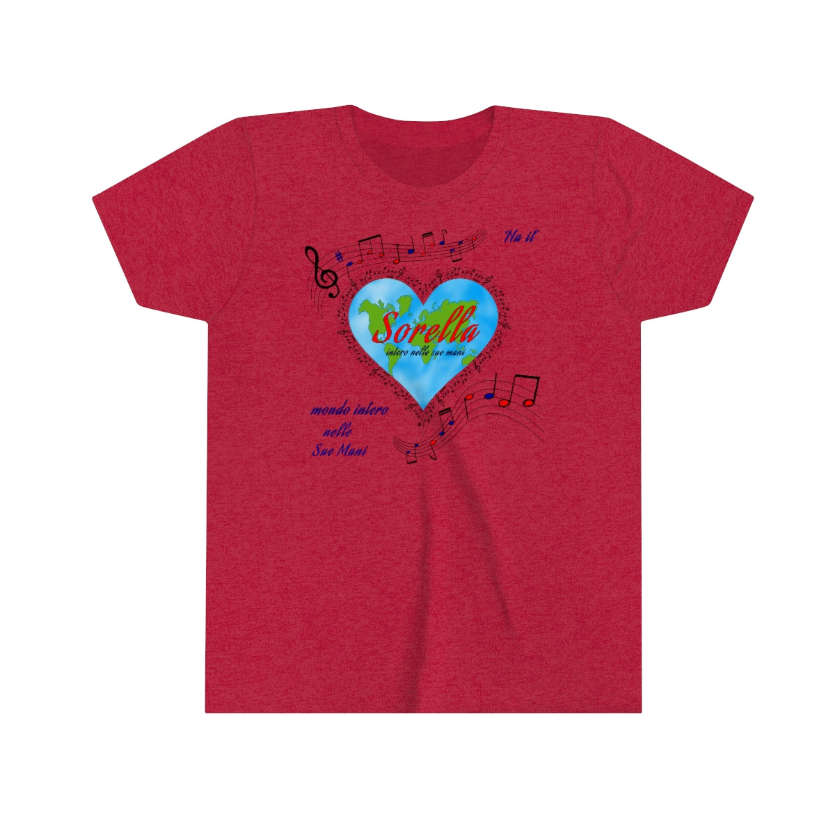 Italian || Youth Girl's God's Got Me in His Hands T-Shirt