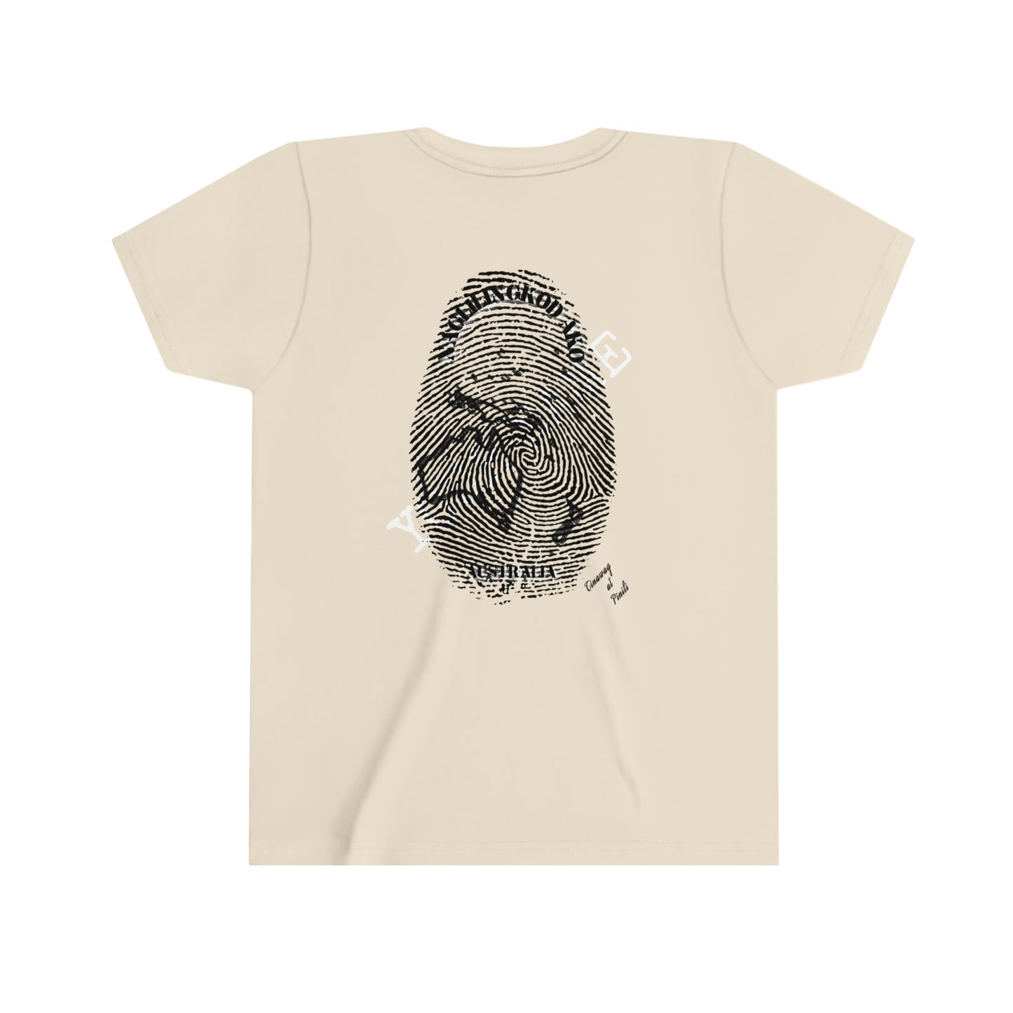 Philippines || Youth Unisex I Serve Australia Personalized Fingerprint T-Shirt