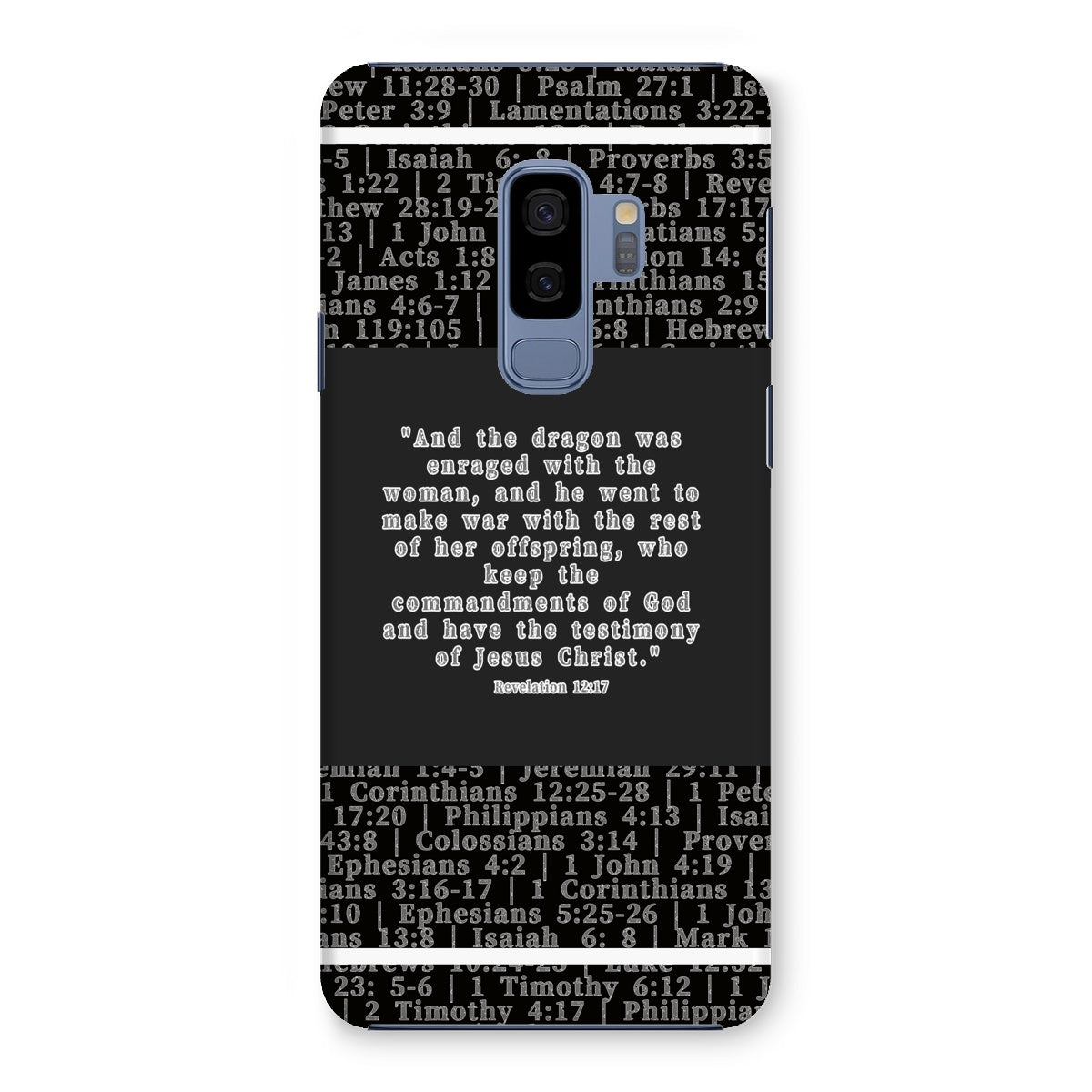 Revelation 12:17 Verse Snap Phone Case