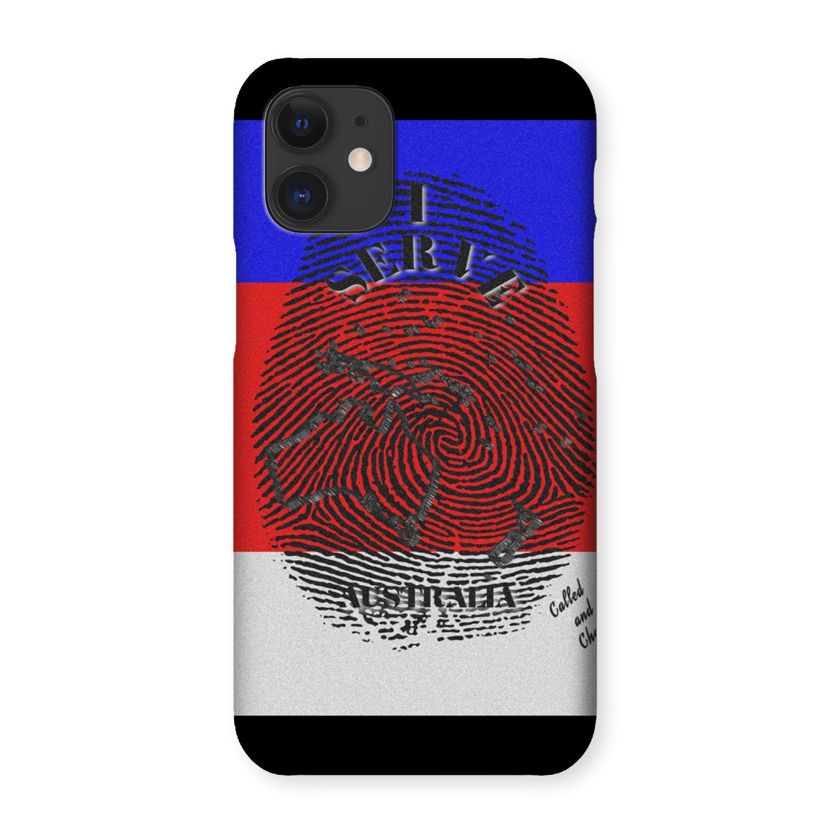 I Serve Australia Fingerprint Snap Phone Case