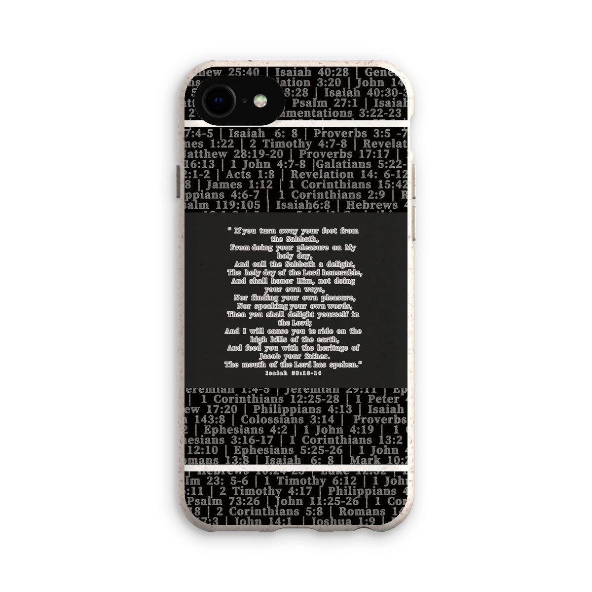 Isaiah 58:13-14 Verse Eco Phone Case