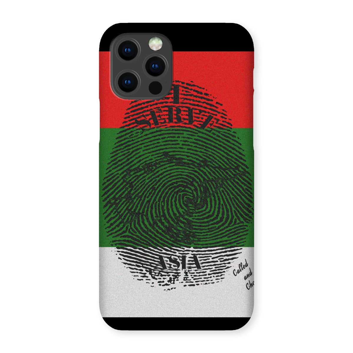I Serve Asia Fingerprint Snap Phone Case