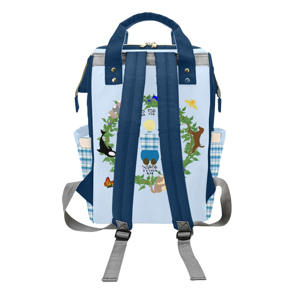 Braille || Precious Child Mommy & Daddy Diaper Backpack