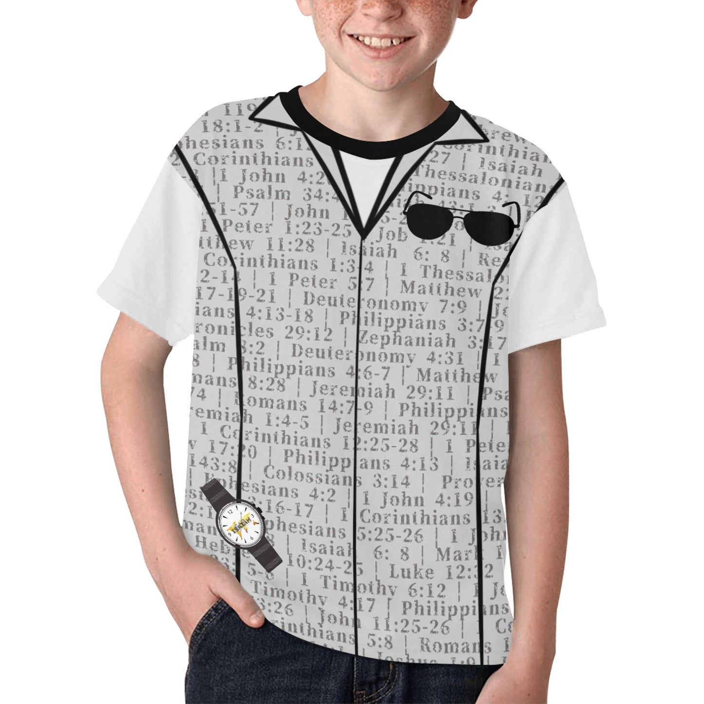 Youth Boy 1 Timothy 4:12 Covered T-Shirt