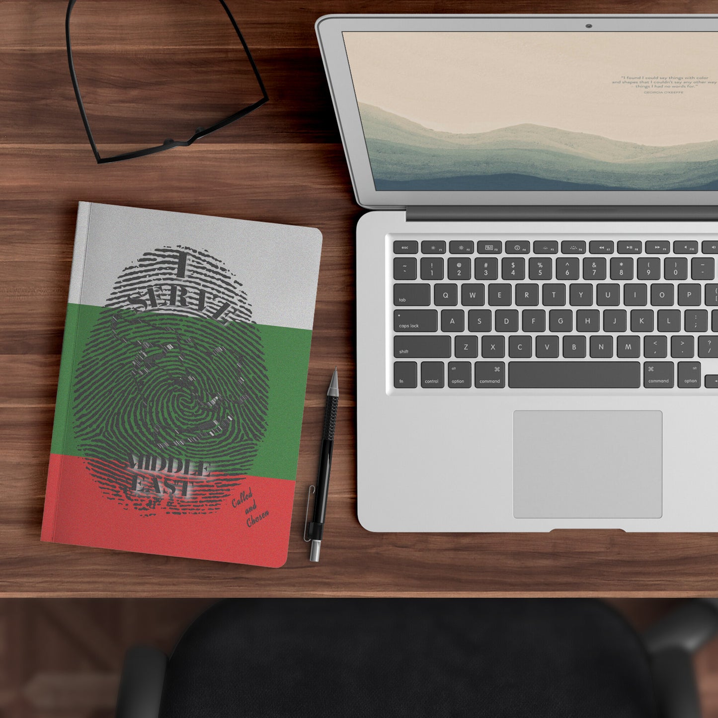 I Serve Middle East Fingerprint Notebook