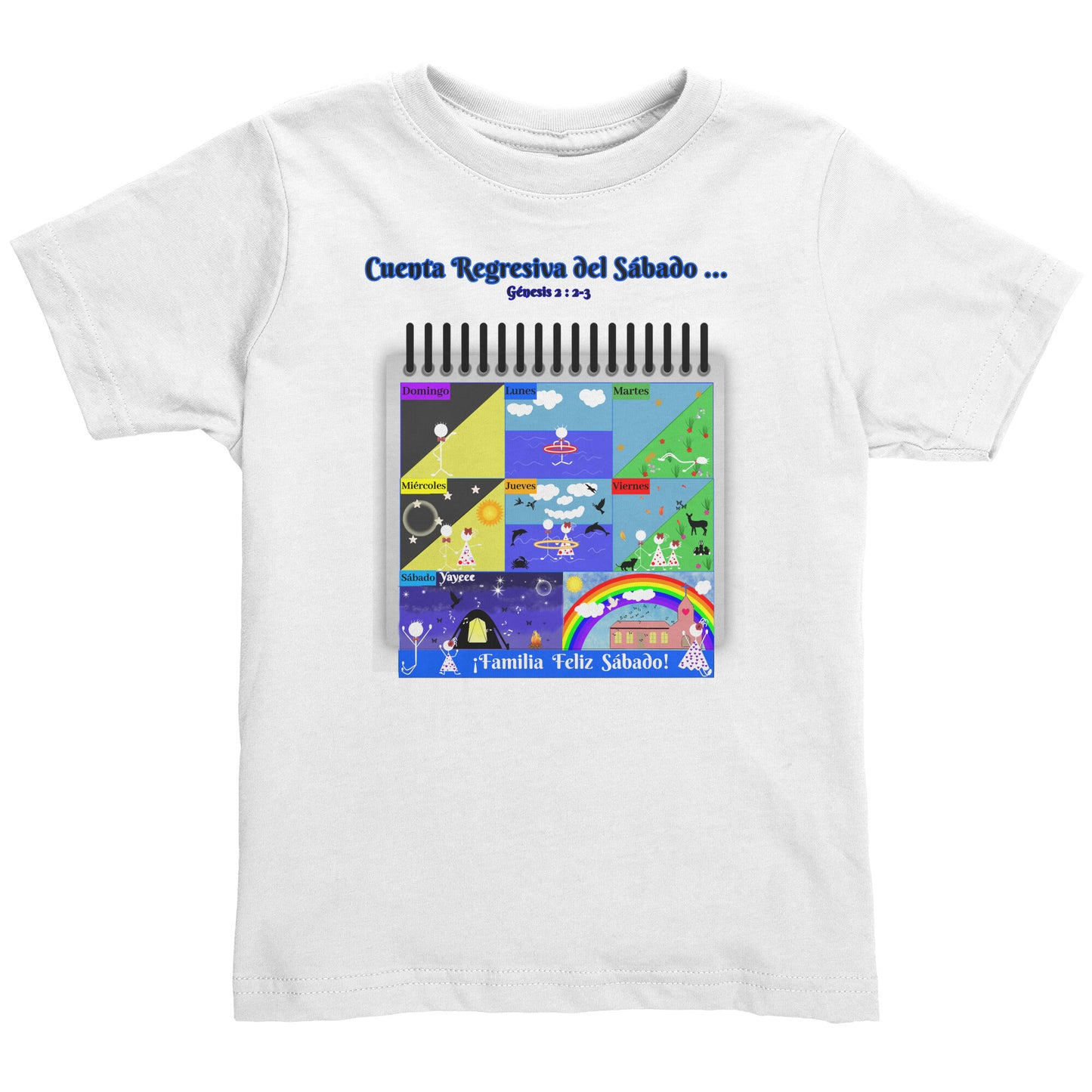 Spanish || Toddler Girl's Sabbath Matching Family Shirt