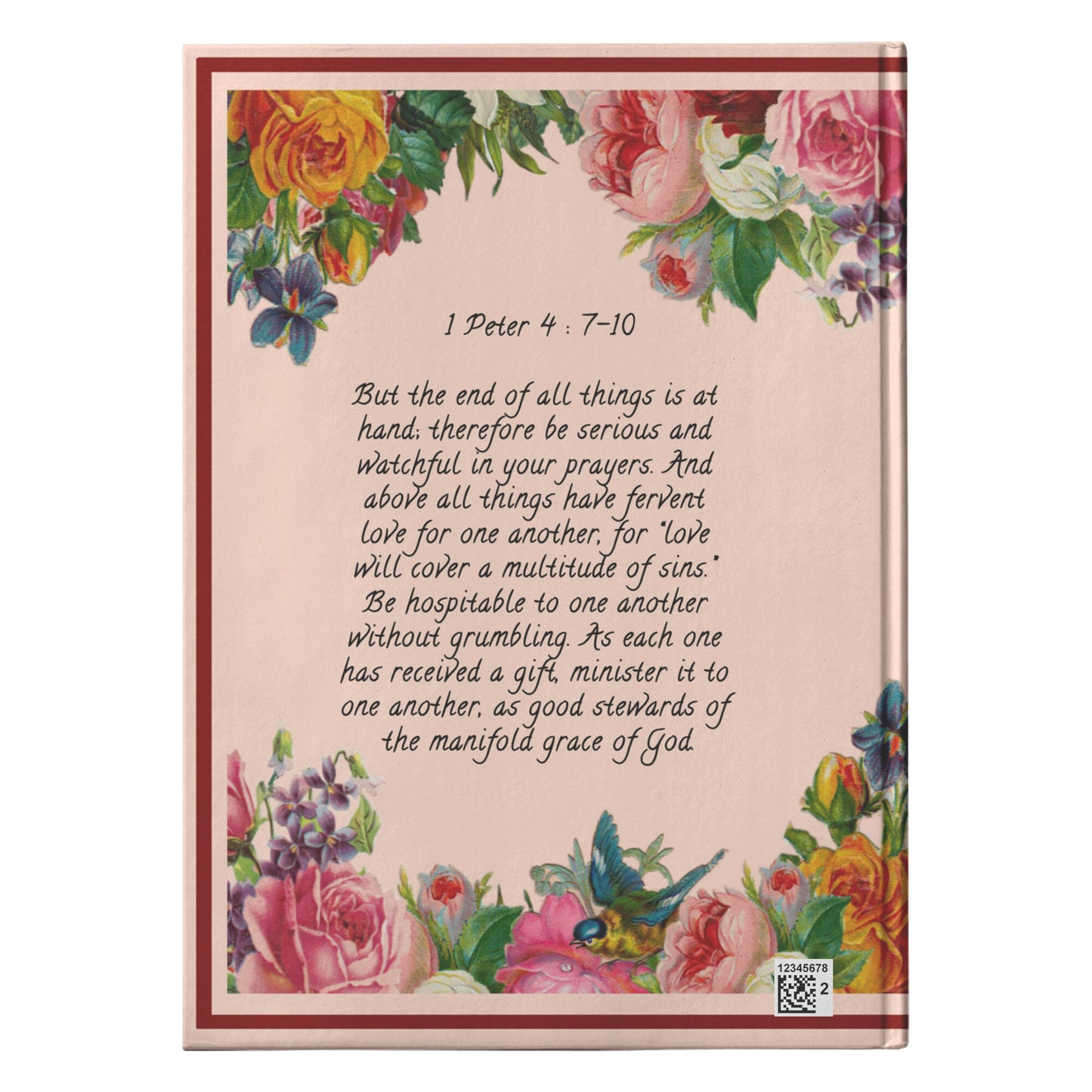 Personalized Vintage Rose Spiritual Gifts Journal