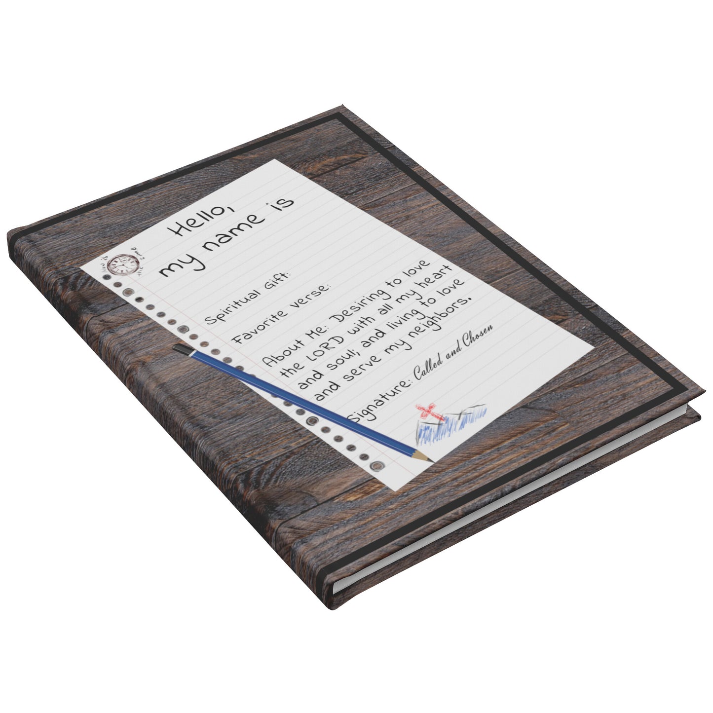 Personalized Wooden Spiritual Gifts Journal