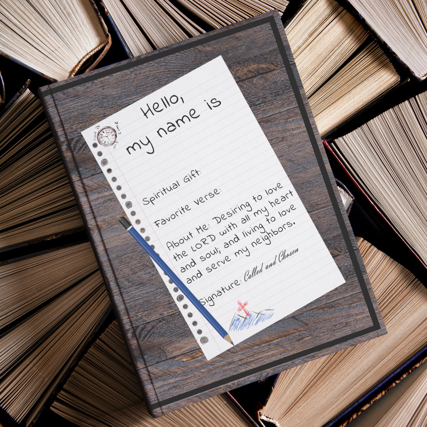 Personalized Wooden Spiritual Gifts Journal