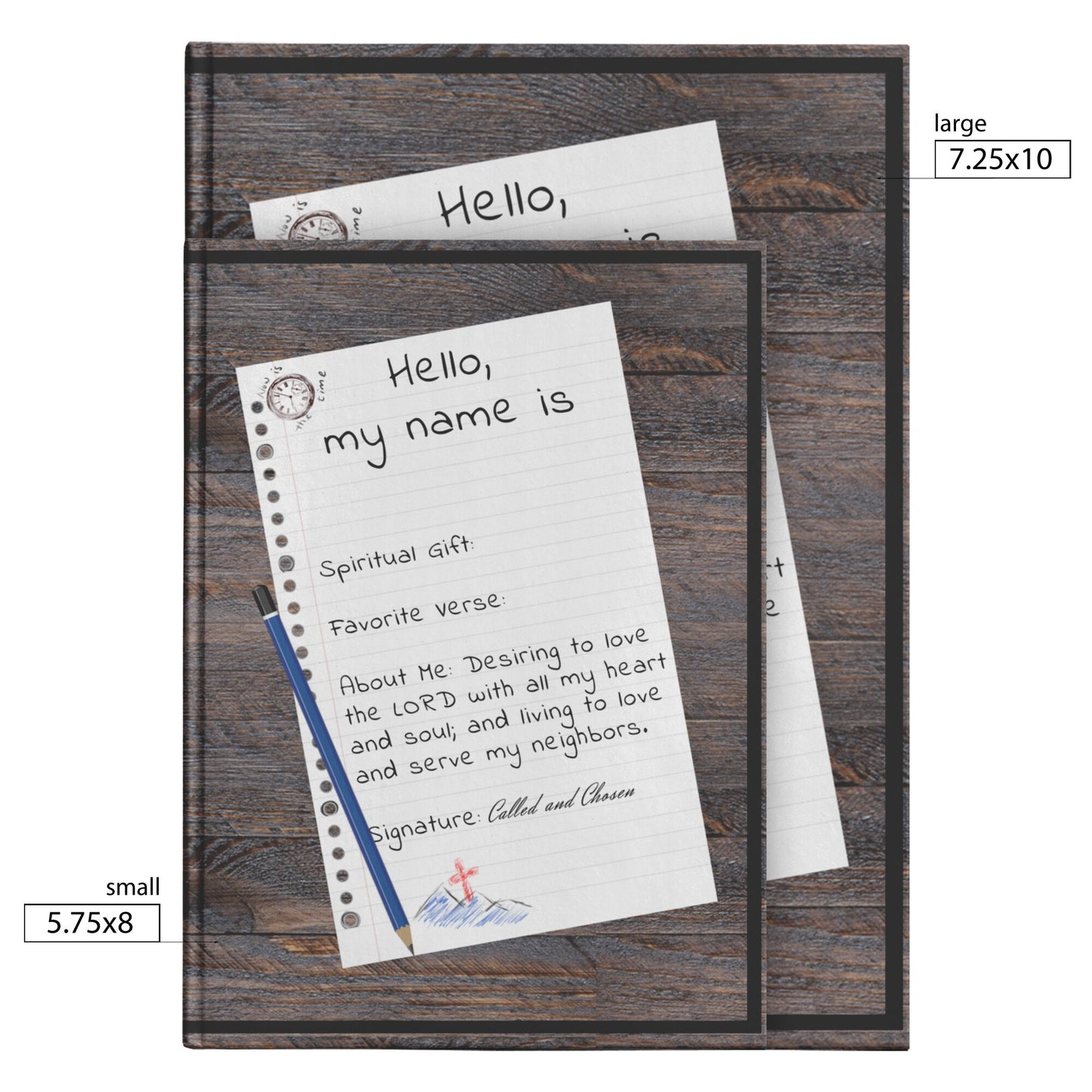 Personalized Wooden Spiritual Gifts Journal