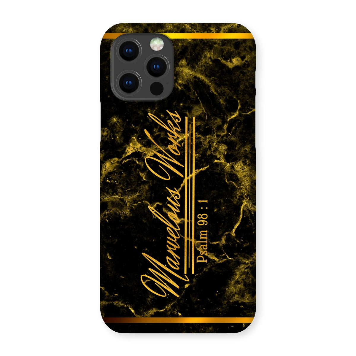 Marvelous Works || Psalm 98 Snap Phone Case