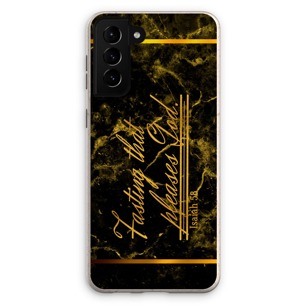 Fasting that Pleases God || Isaiah 58 Eco Phone Case