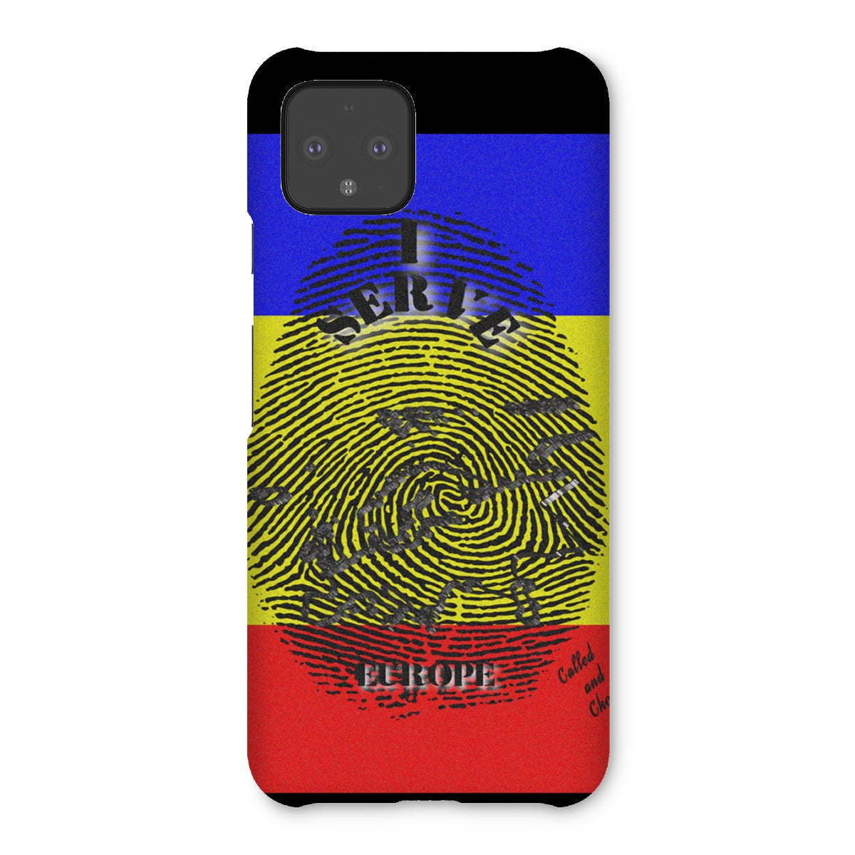 I Serve Europe Fingerprint Snap Phone Case