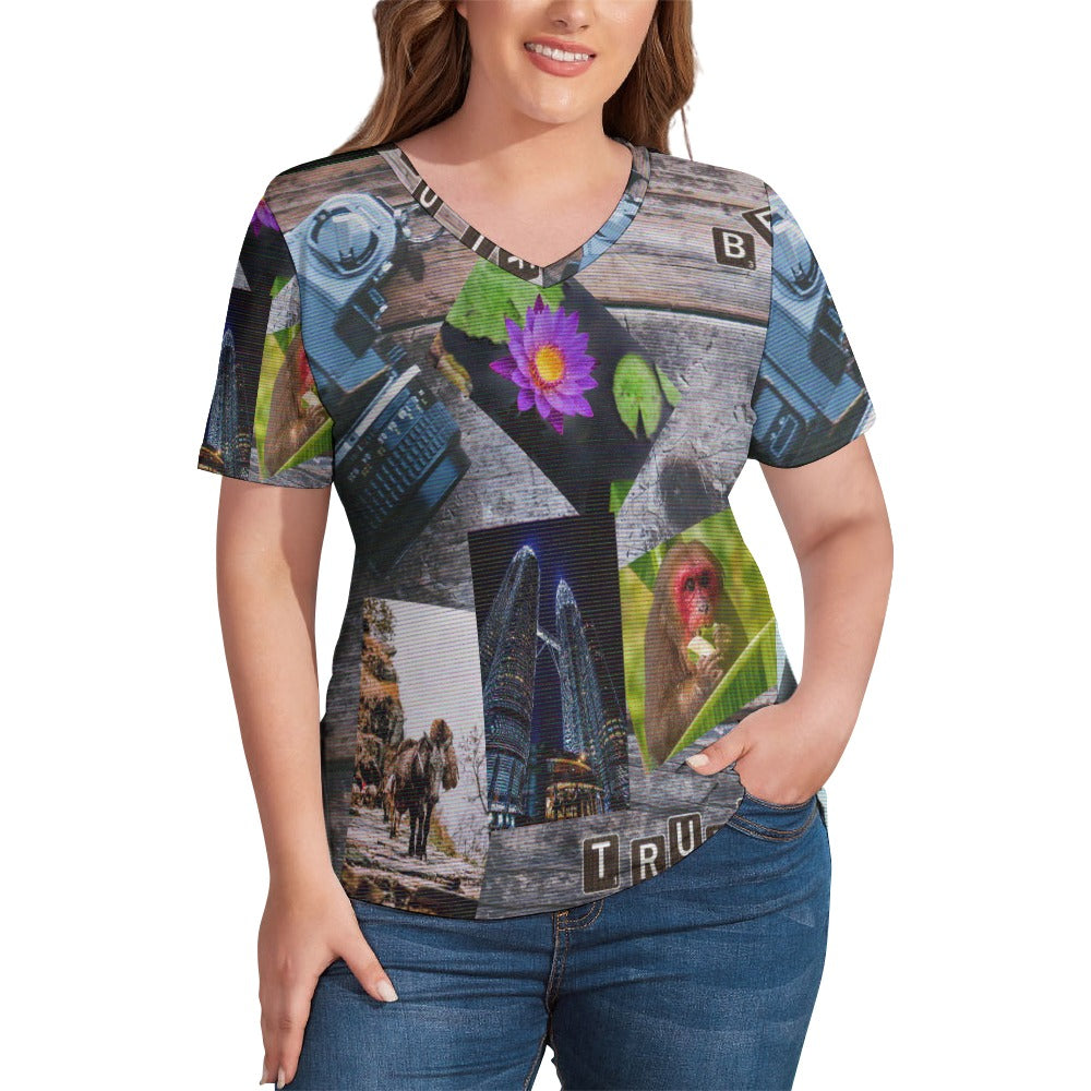 The Trinity Ladies' V-Neck Blouse