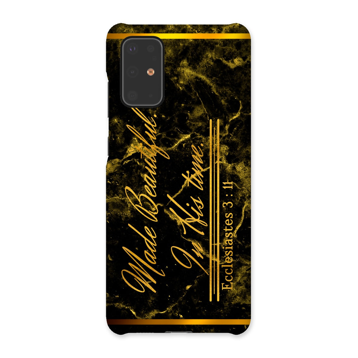 Made Beautiful in His Time || Ecclesiastes 3:11 Snap Phone Case