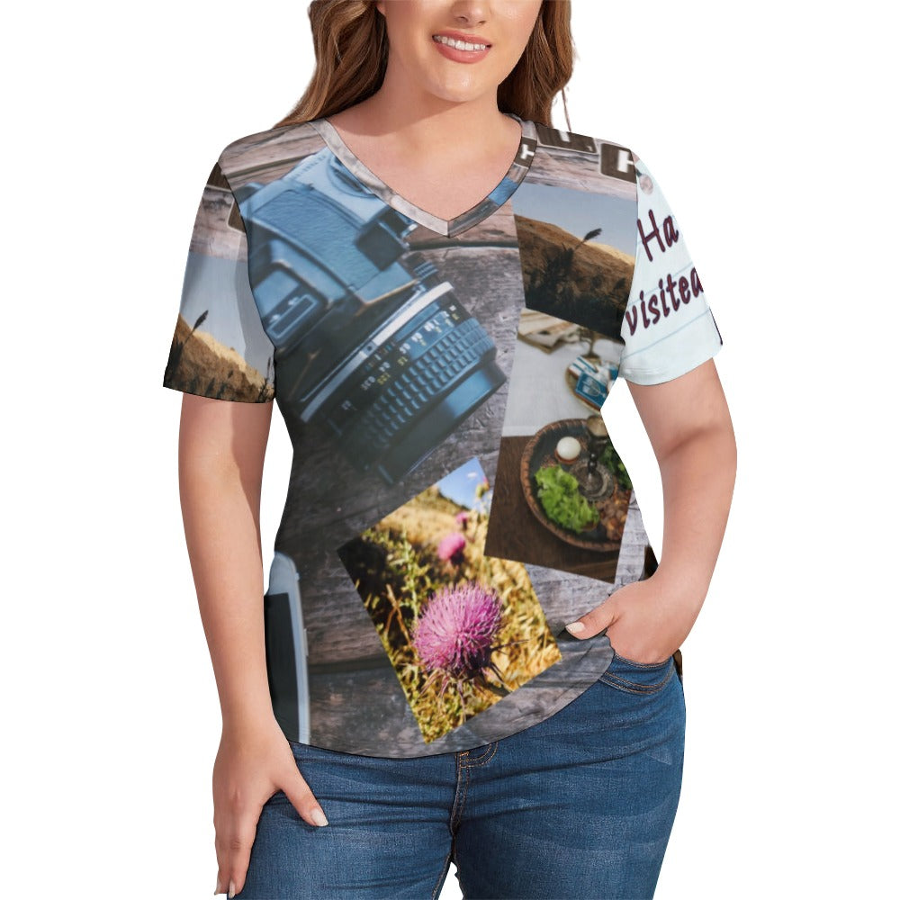 New Jerusalem Ladies' V-Neck Blouse