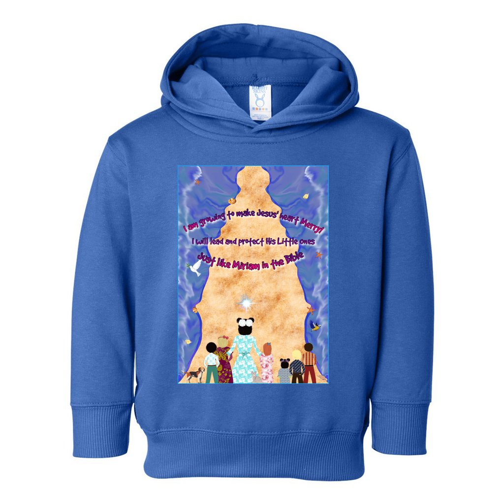 Making Jesus Merry Like Miriam Girl's Toddler Hoodie