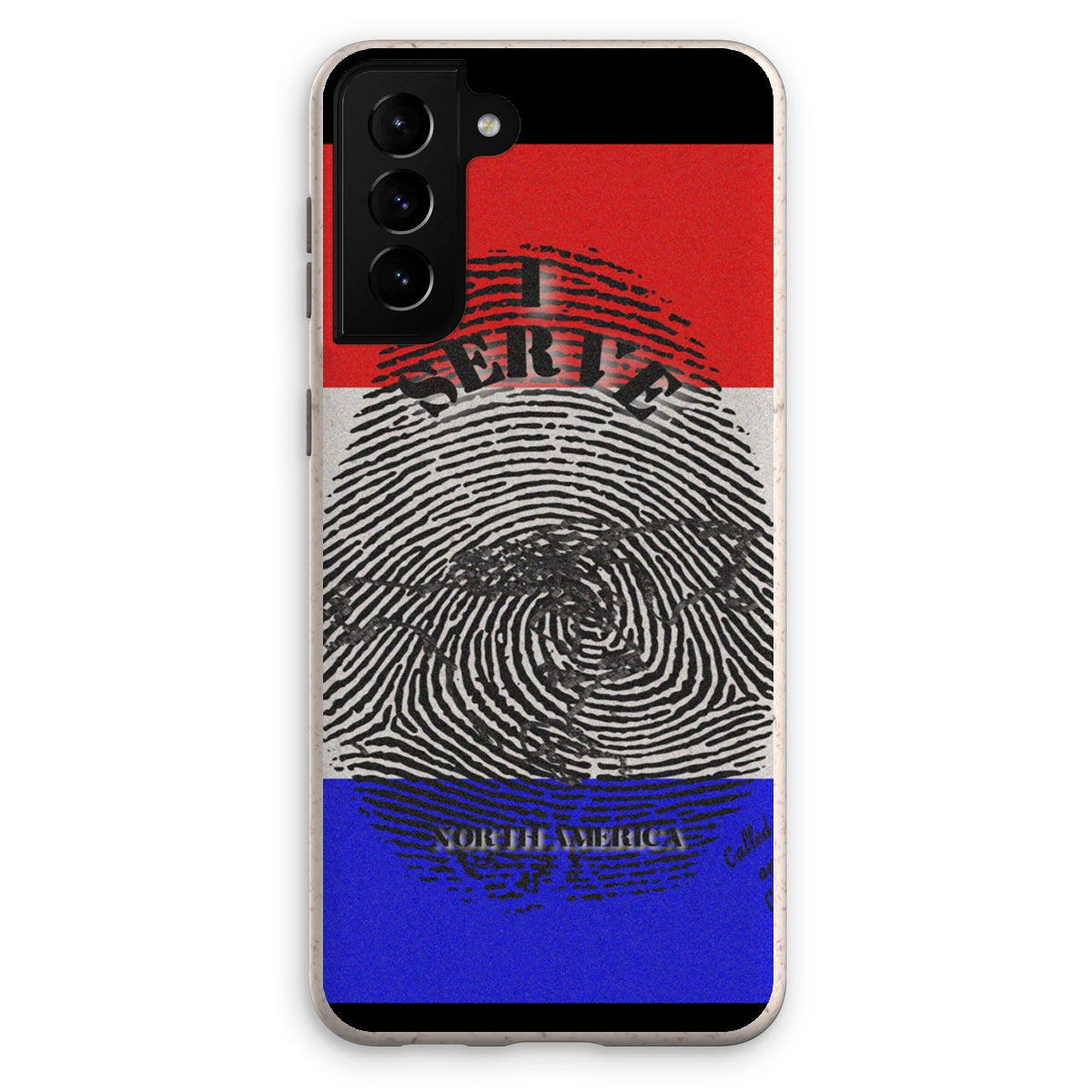 I Serve North America Fingerprint Eco Phone Case