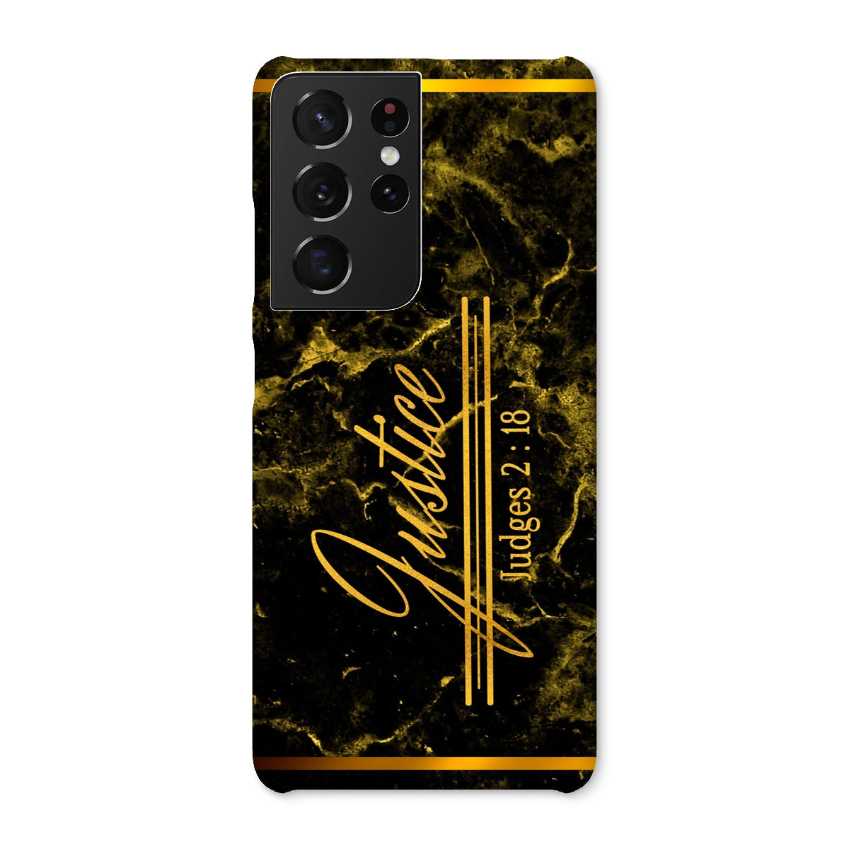 Justice || Judges 2:18 Snap Phone Case