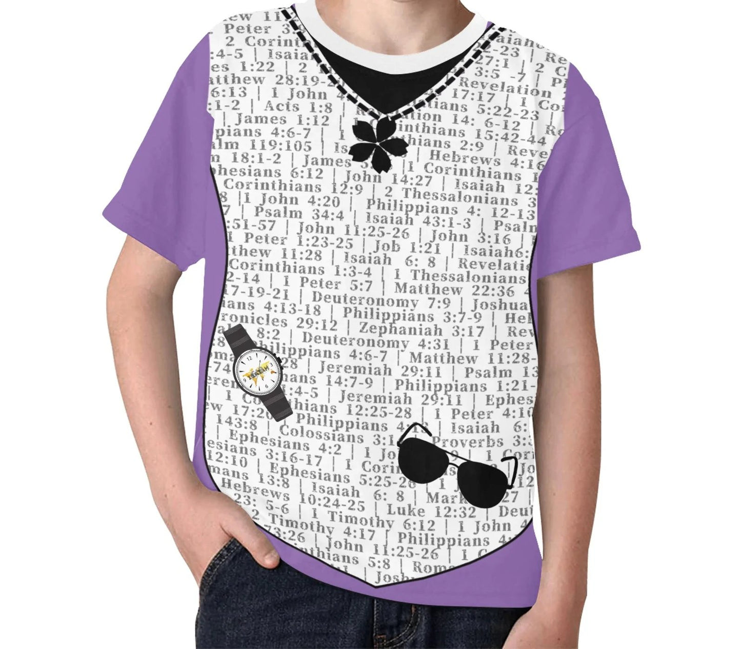 Youth Girl Isaiah 6:8 Covered T-Shirt