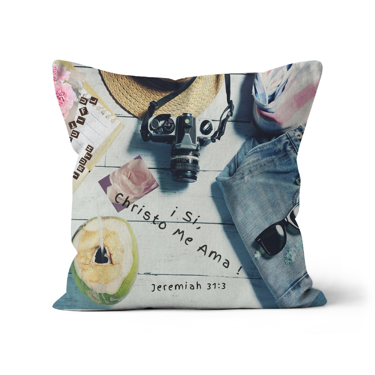 Yes, Jesus Loves Me Spanish Cushion