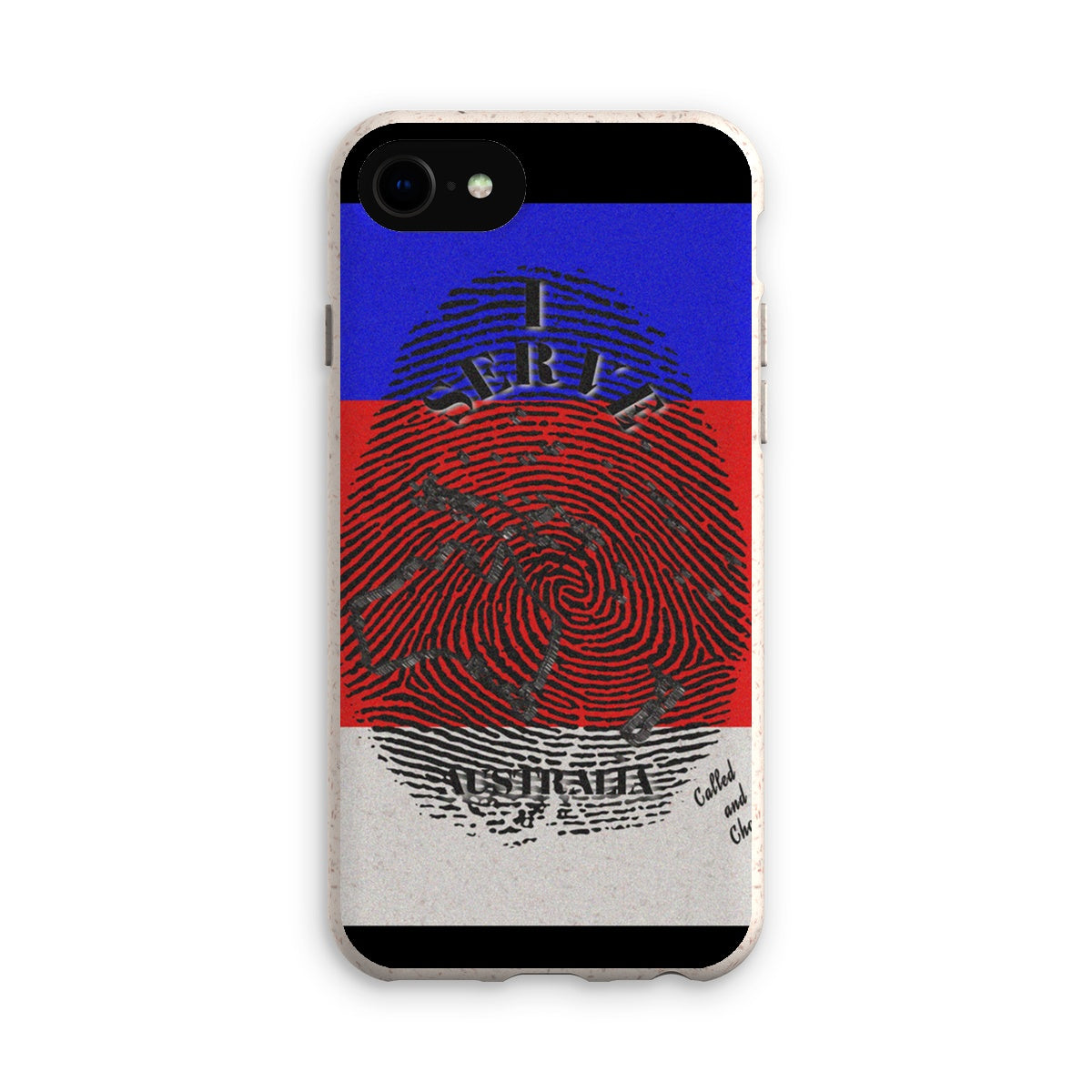 I Serve Australia Fingerprint Eco Phone Case