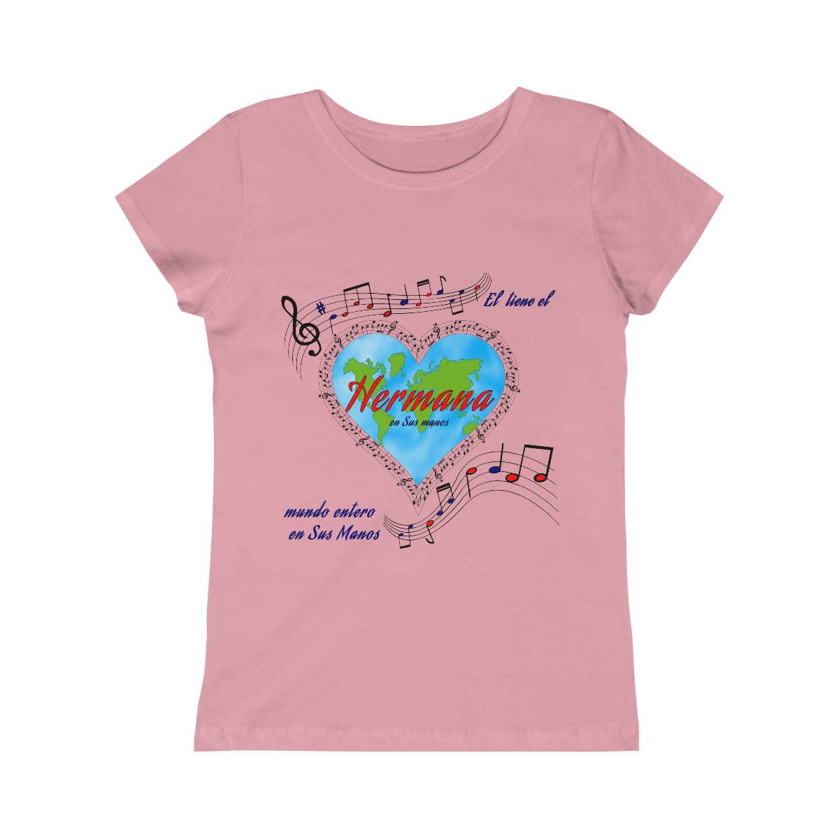 Spanish || God's Got Me in His Hands Girl's Princess Tee