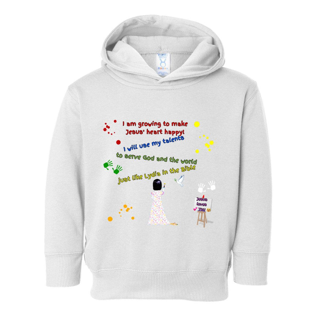 Making Jesus Merry Like Lydia Girl's Toddler Hoodie