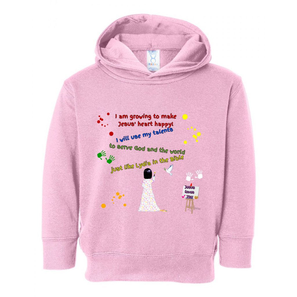 Making Jesus Merry Like Lydia Girl's Toddler Hoodie
