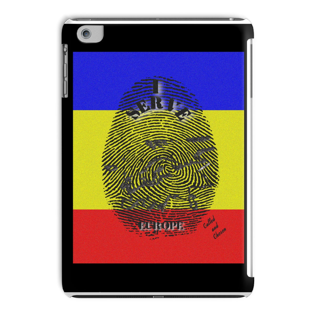 I Serve Europe Fingerprint iPad Case
