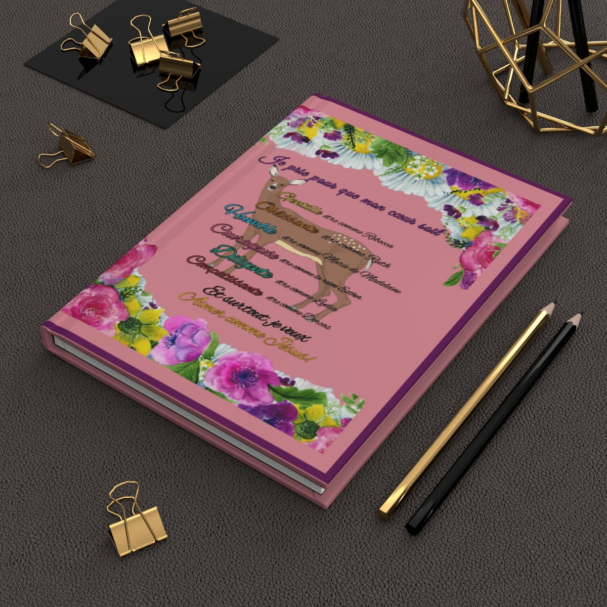 French || Love Like Jesus Girl's Journal || Deer