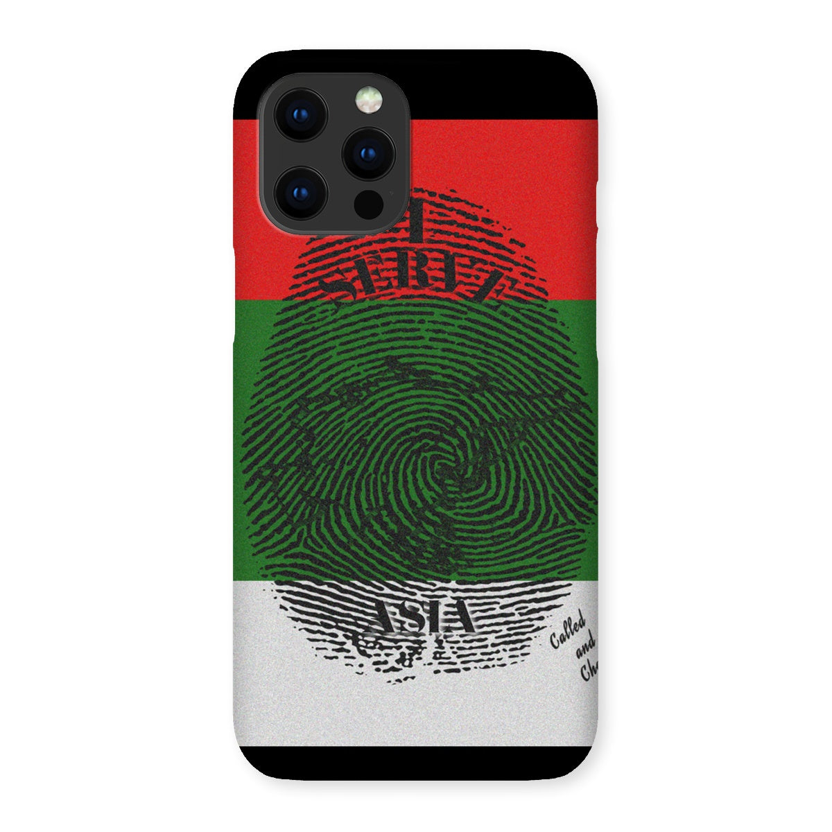 I Serve Asia Fingerprint Snap Phone Case