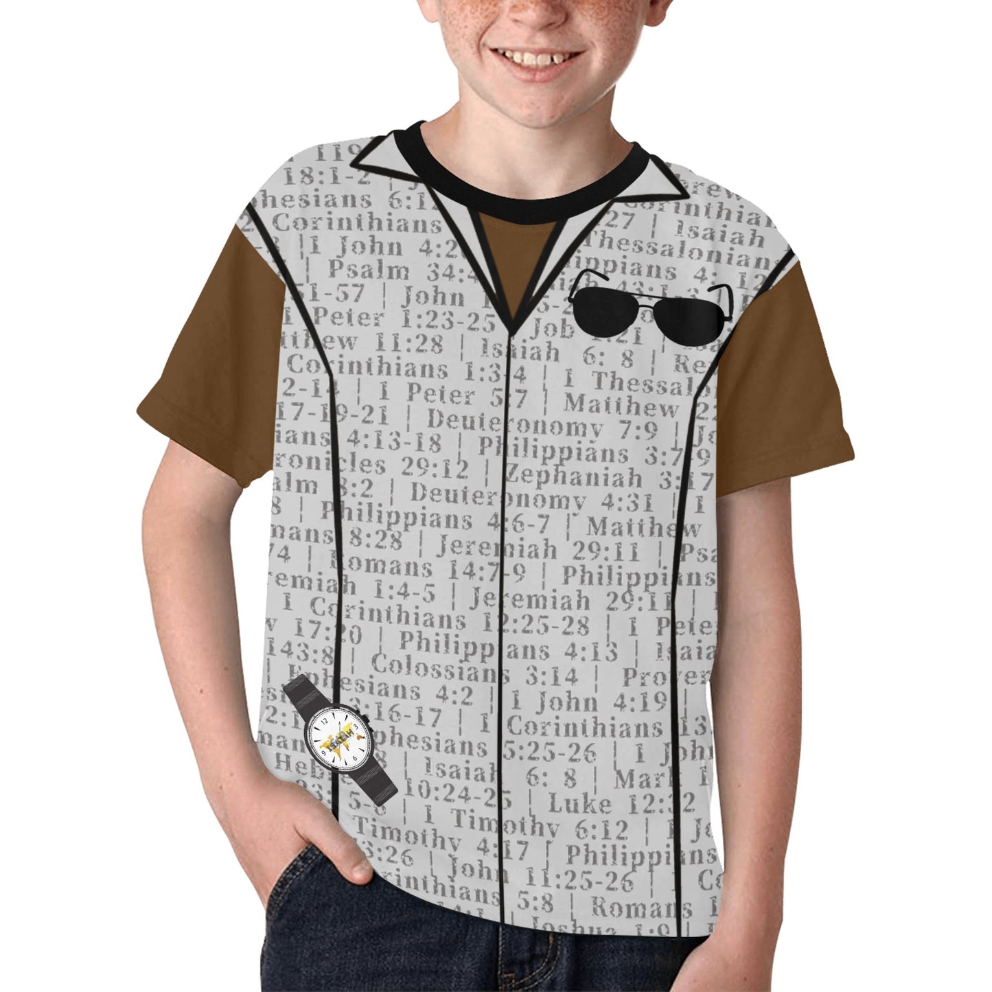 Youth Boy 1 Timothy 4:12 Covered T-Shirt